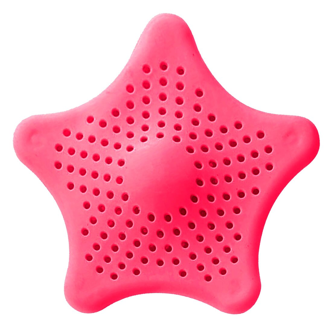 Küche Silikon Waschbecken Filter Anti-Blockierung Ablauf Haar Schlecht Haar Falle Siebe für Waschbecken Filter Hause Reinigung Werkzeug neue: Plastik Rose rot