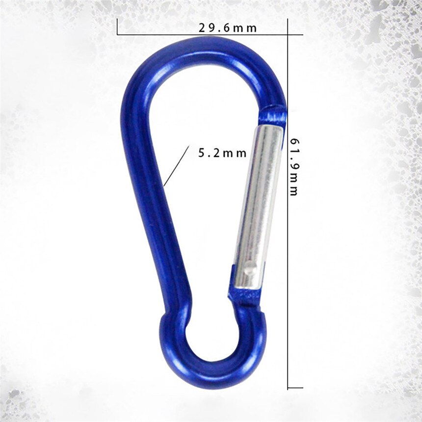 Bergbeklimmen Fastener Motorfiets Fiets 7Pcs Aluminium Snap Hook Carabiner D-Ring Sleutelhanger Clip Sleutelhanger Wandelen Kamp