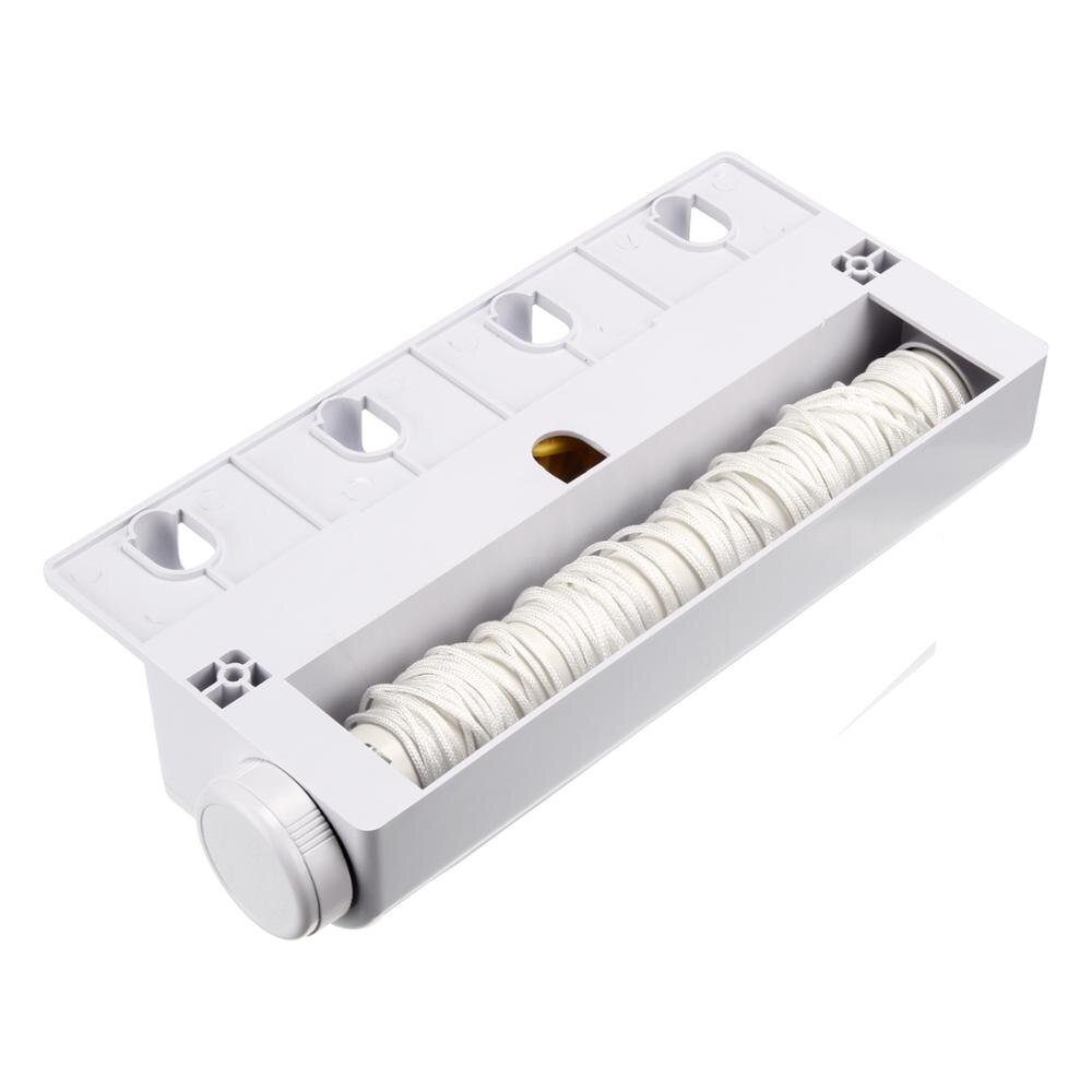 4-Lines Clothesline Retractable Clothes Horse Wall-Mounted Clothes Dryer Automatic Washing Line Laundry Drying Rack