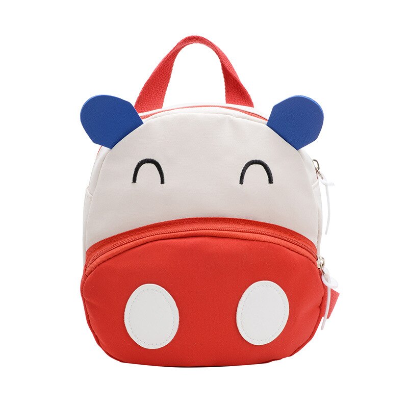 Cartoon Nylon Children Backpacks Kindergarten Schoolbag Mini Kids Backpack Children School Bags Toddler Girls Boy Backpacks: Red