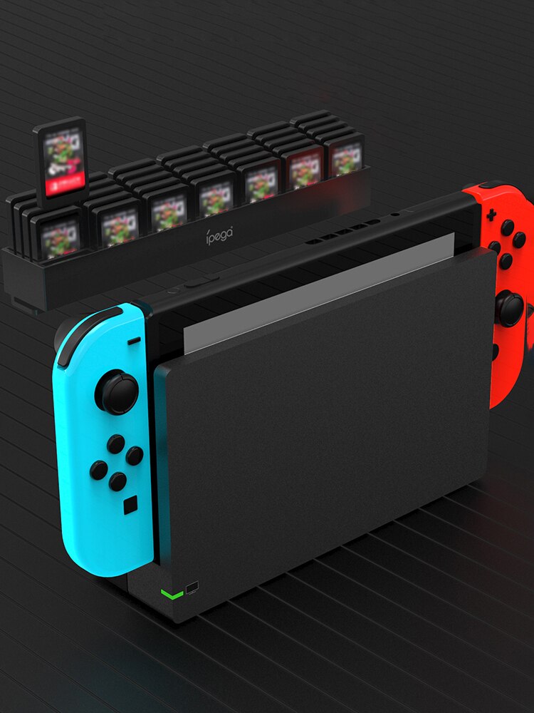 Aufbewahrungsbox für spielkarten, halterung für switch 35 in, 1 spielkartensteckplatz für ns switch dockingstation, zubehör für spielesammlungen