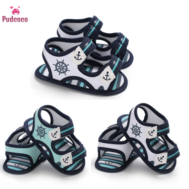 Zomer canvas kinderen baby jongen coole baby jongen sandalen canvas kinderen baby jongen sandalen zachte peuter schoenen mocassins schoenen teenslippers