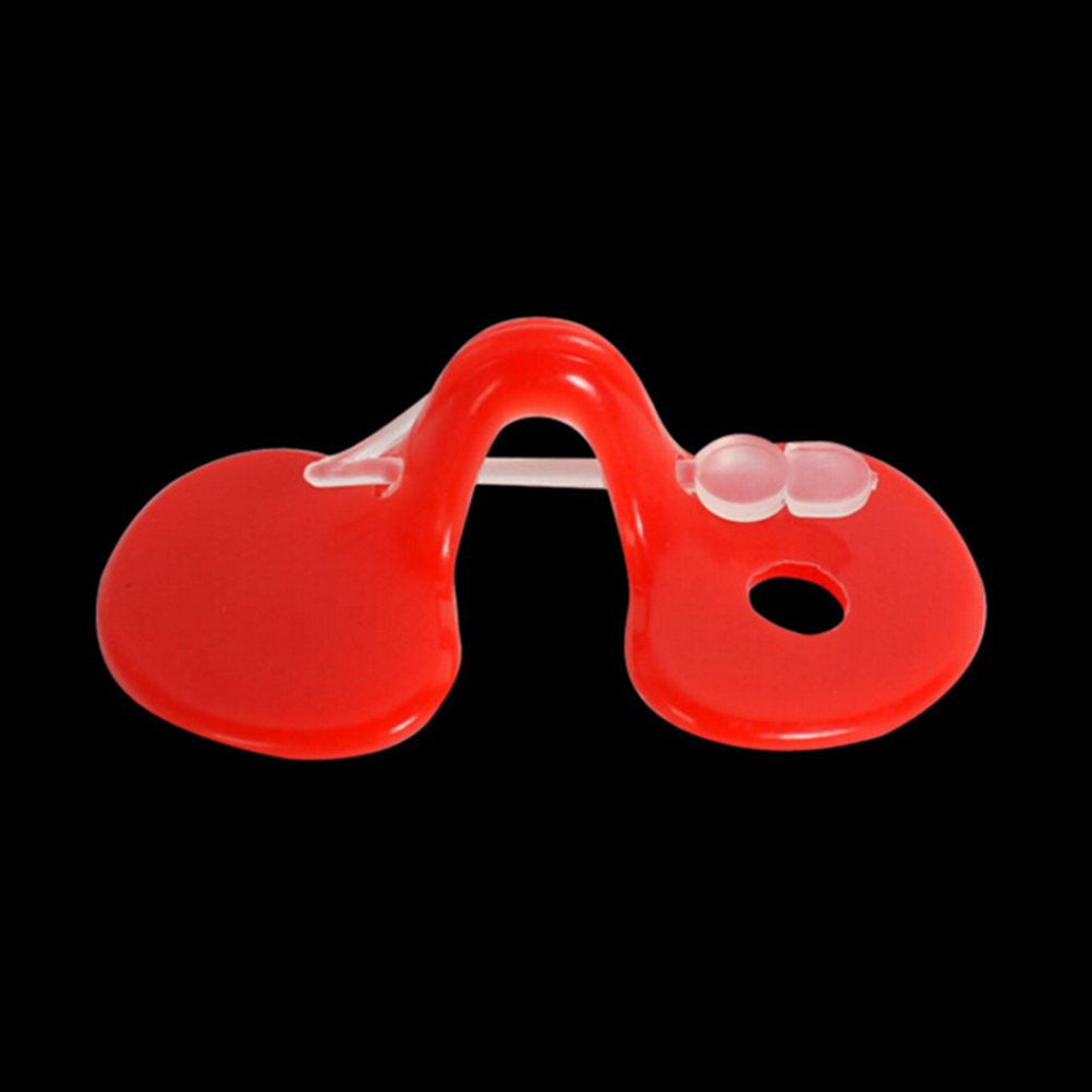 Gafas con ojos de gallina roja, 10 Uds., para granja de ganado, para evitar pecas de pollo, de plástico rojo