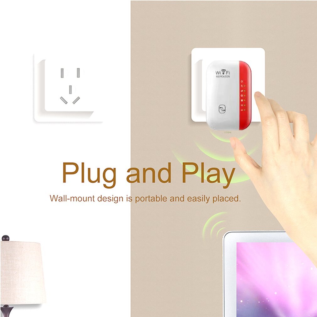 WiFi Range Repeater Amplifier Wireless Signal Simple Amplifier Operation Multi-function Wifi Signal Amplifier