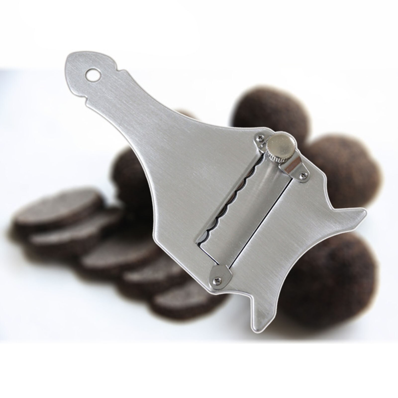Premium chokolade trøffel ost barbermaskine høvler - rustfrit stål - justerbar barberkniv