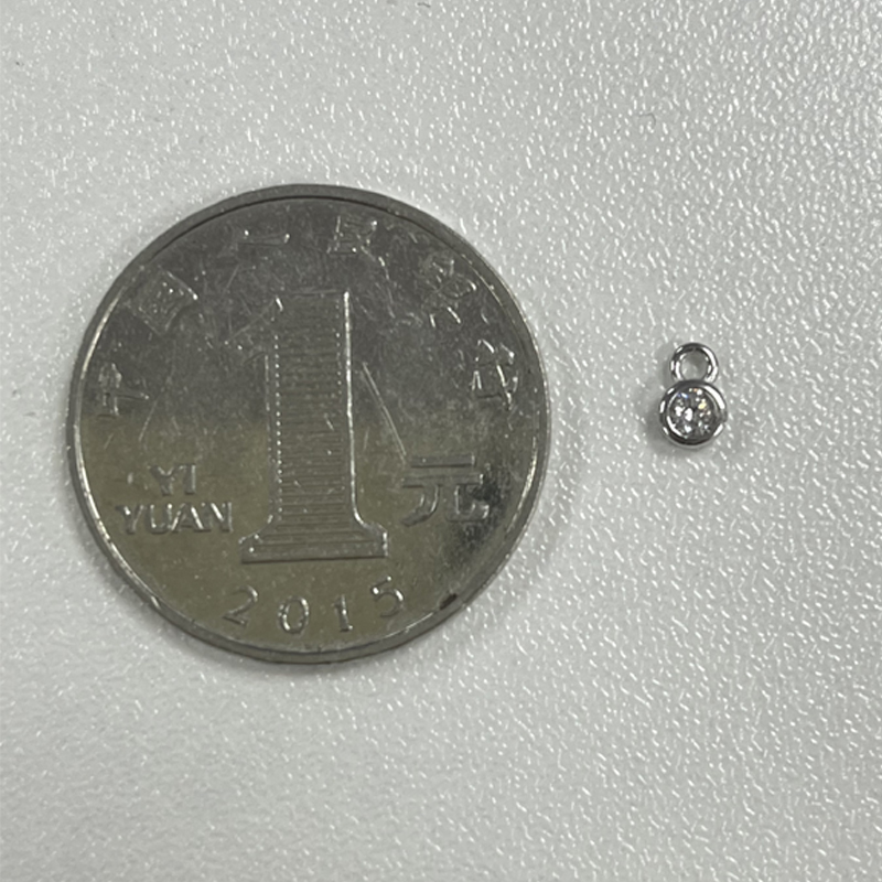 2 uds S925 ojos de plata esterlina Ellispe corazón pequeños dijes DIY collar pendientes para fabricación de joyería accesorios al por mayor SD12