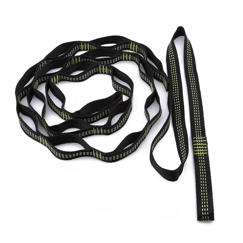 2Pcs 300cm Outdoor Tied Rope Portable Tree Hanging Adjustable Park Yoga Aerial Accessories Hammock Strap Camping Garden Hiking