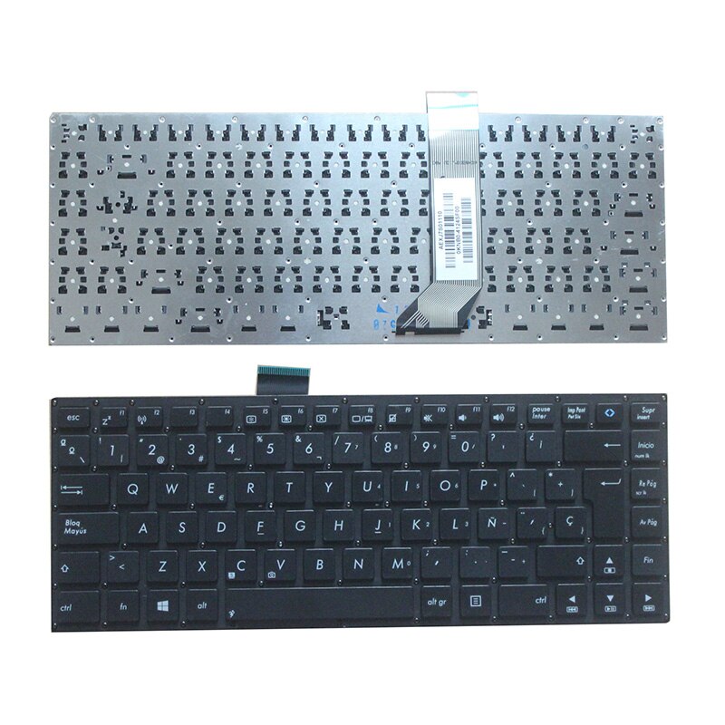 Spanish Teclado Keyboard For ASUS VivoBook S400 S400C S400CA S400E SP Laptop Black NO Frame WIN8