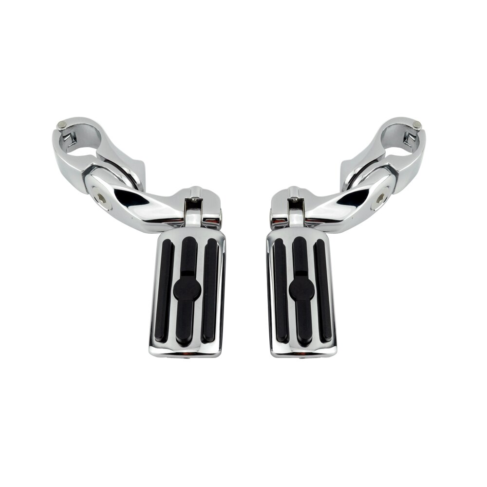 32mm 1-1/4" Motorcycle Foot Pegs Highway Pedals Footrest For Harley Touring Road Electra Street Glide King XL 883 1200