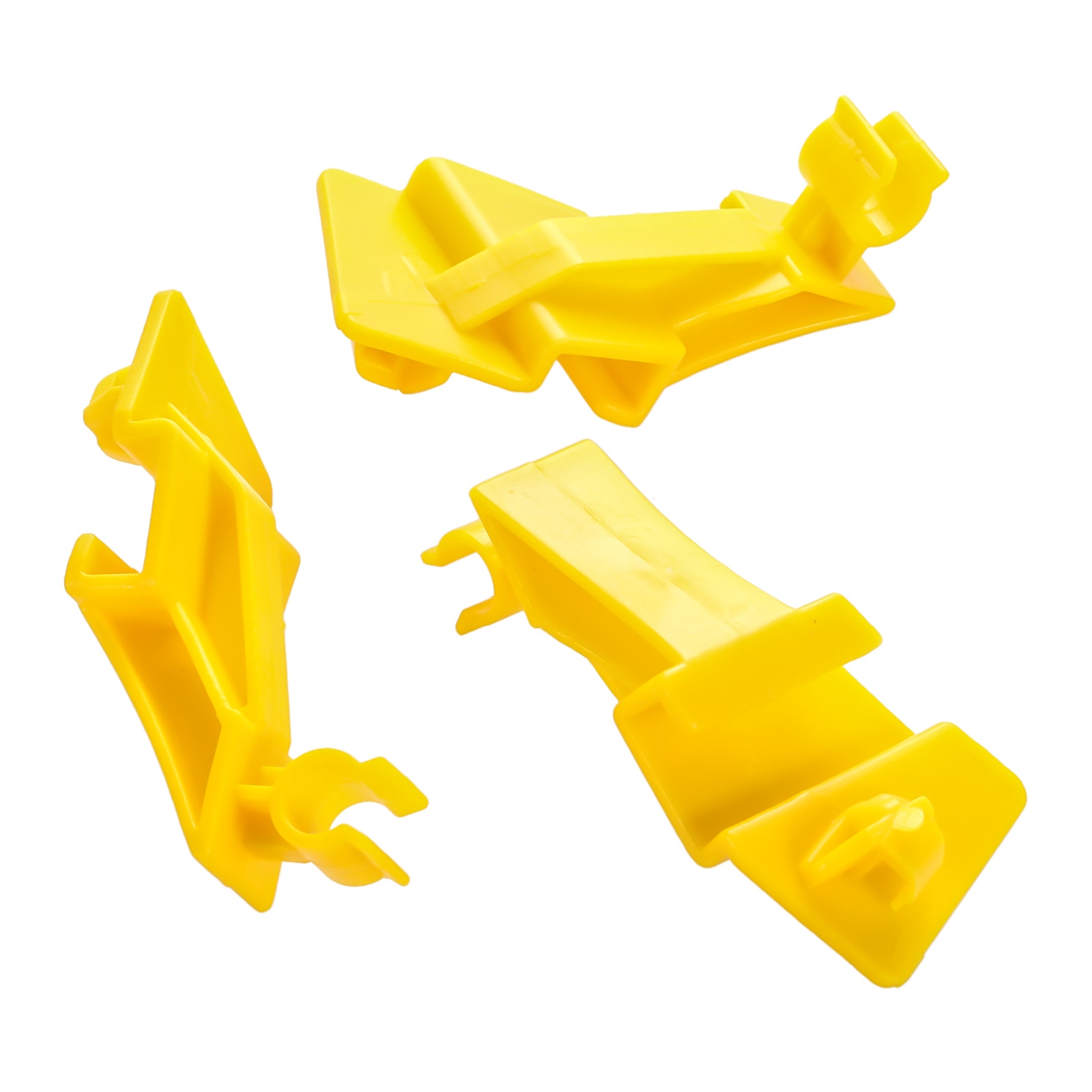 Clips de fixation de capot en plastique, 1 pièce, Clip de retenue de fixation de voiture adapté à Ford/Fiesta Transit b-max jaune