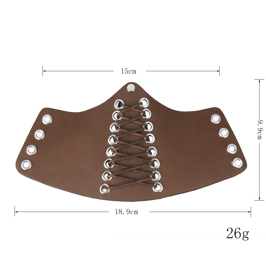 Faux Leder Arm Wachen Mittelalterlichen Ritter Armschienen Eine Größe Schnürsenkel Einstellbar mittelalterlich Punk Radfahrer Armbinde