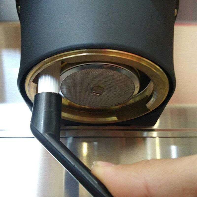 Koffie Machine Borstel Nylon Haar Plastic Handvat Koffie Tool Reinigingsborstel Huishoudelijke Artikelen Keuken Accessoires