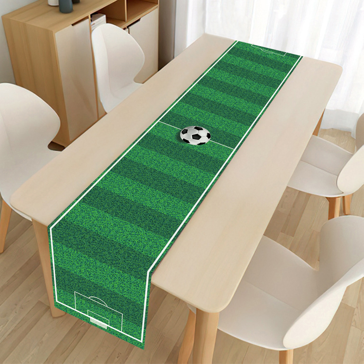 1 st Voetbal Party Tafelloper Voetbal Verjaardag Decoratie Voetbal Thema Tafelkleed Voetbal Verjaardagsfeestje Baby Douche Decor