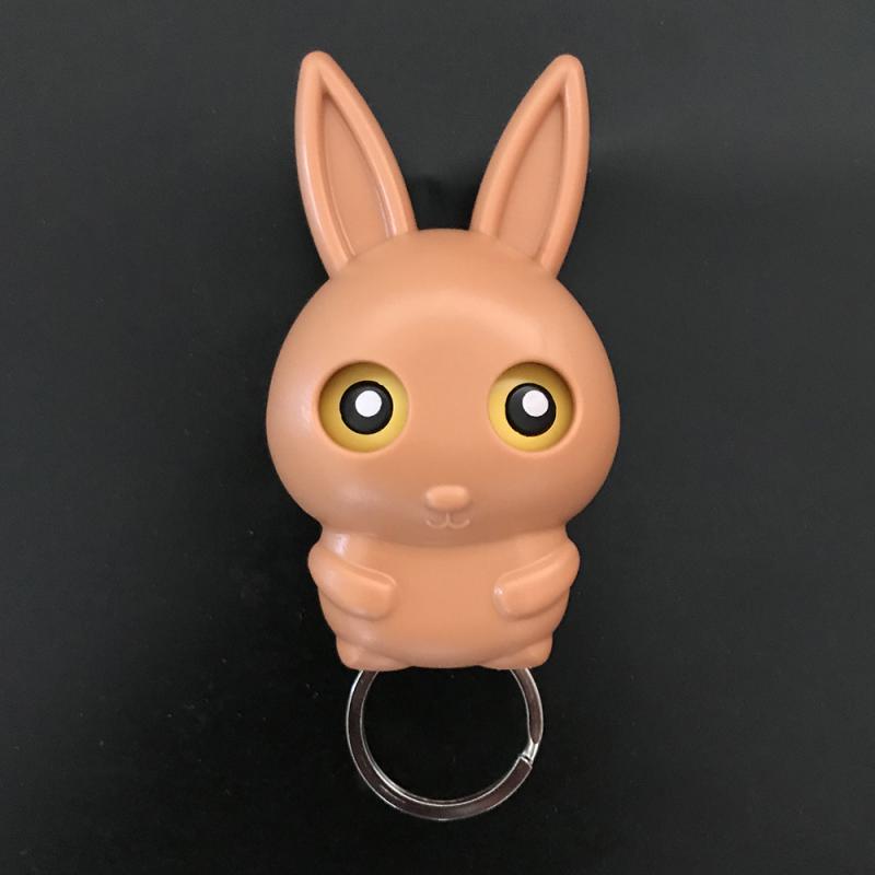 1 pçs criativo animal coruja magnético suporte chave de parede ímãs manter chaveiros gancho gancho gancho decorativo: rabbit White