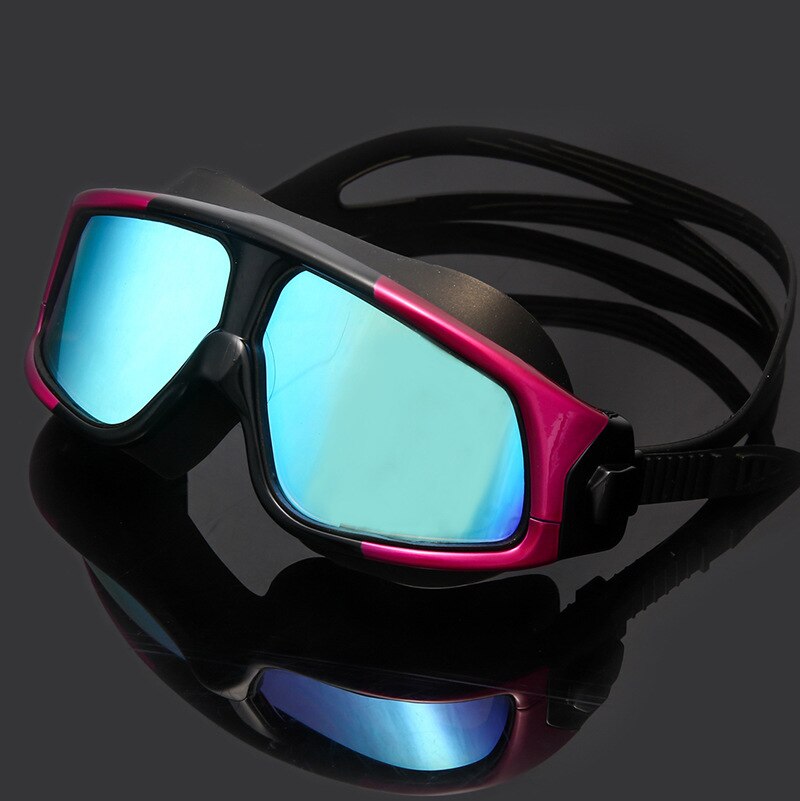 Sainteve 1pc plastic zwembril anti-condens glazen gegalvaniseerd waterdicht zwemuitrusting voor volwassenen accessoires