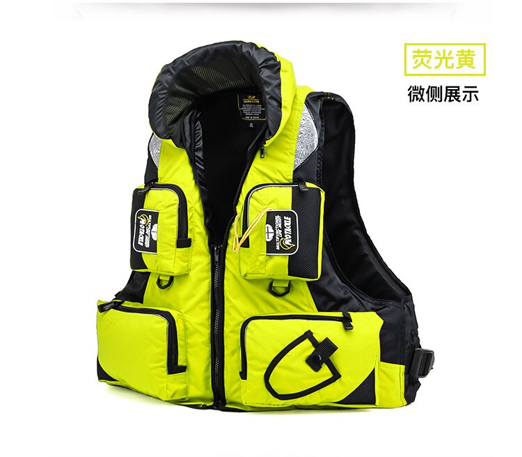 CE buoyancy suit portable fishing vest adult road Asian fishing suit sea fishing multi-pocket vest life jacket