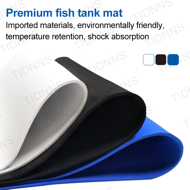 Aquarium Mat Aquarium Antislip Pad Schokabsorberende Mute Verdikte Zwarte Mat Schildpad Tank Landschapsarchitectuur Milieu Isolatie