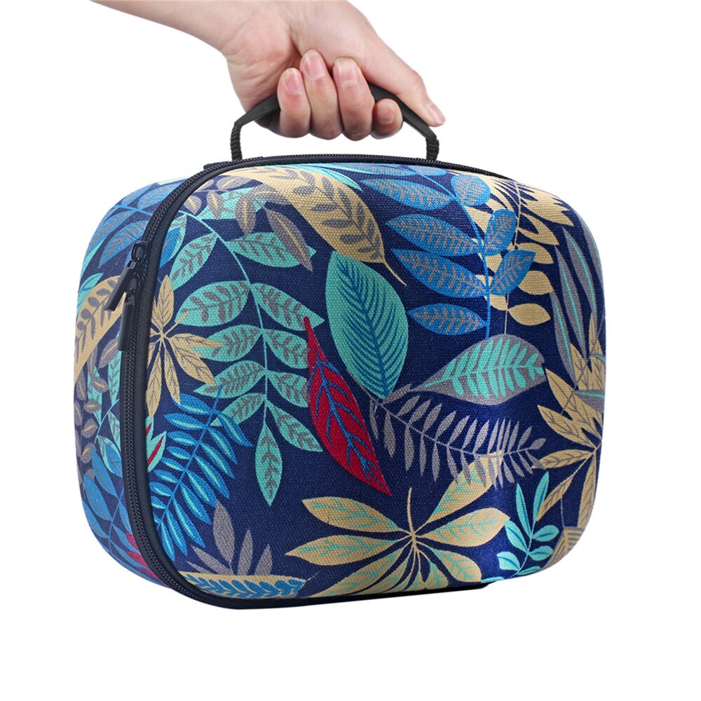 Sac de rangement dur Portable EVA pour Cricut presse facile 2 accessoires de Machine de presse à mallette de voyage valise sac à main: 6x7 inch Floral