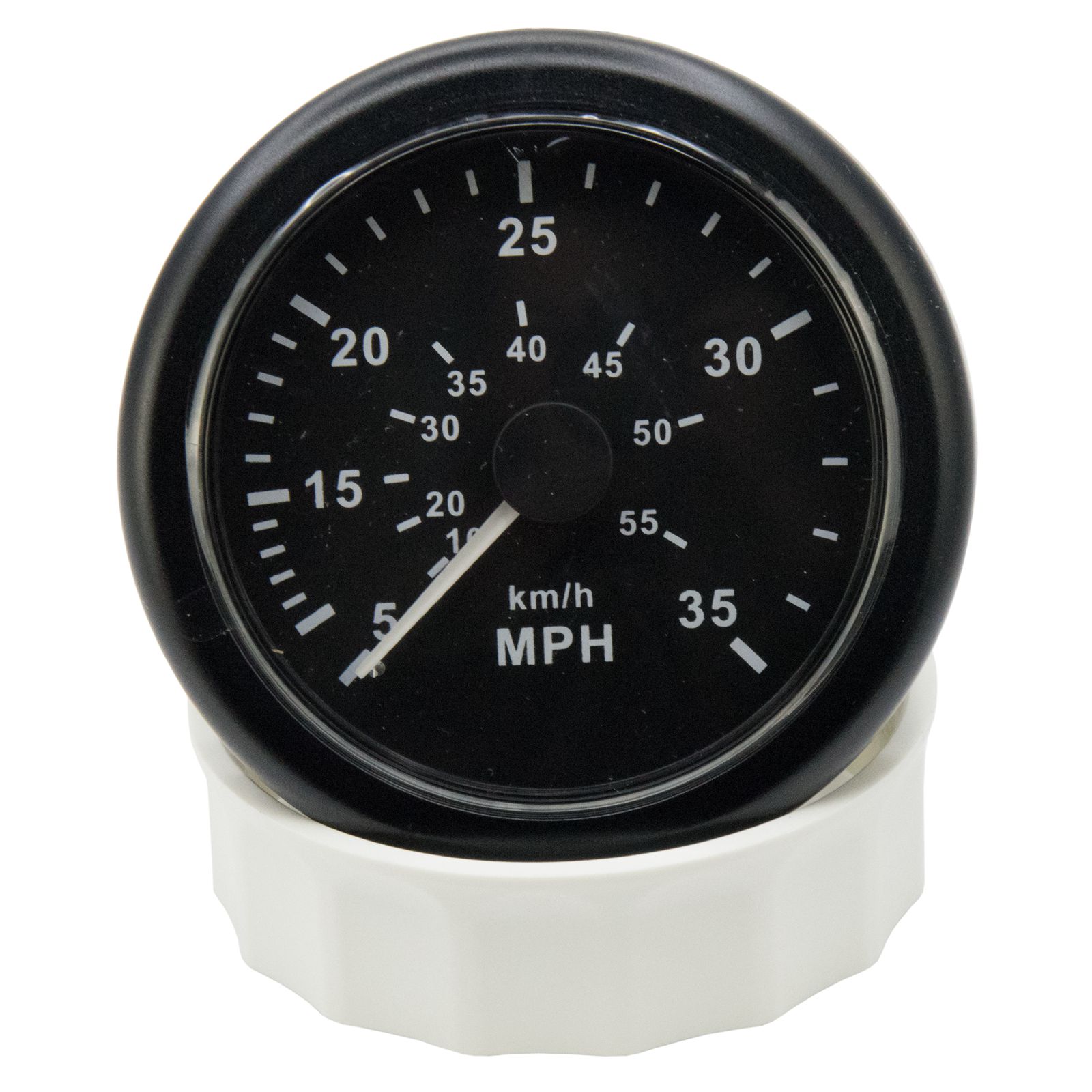 KUS-Medidor de velocidad para barco, velocímetro de presión marina, tubo Pitot, señales de presión de 0-35MPH, 85mm