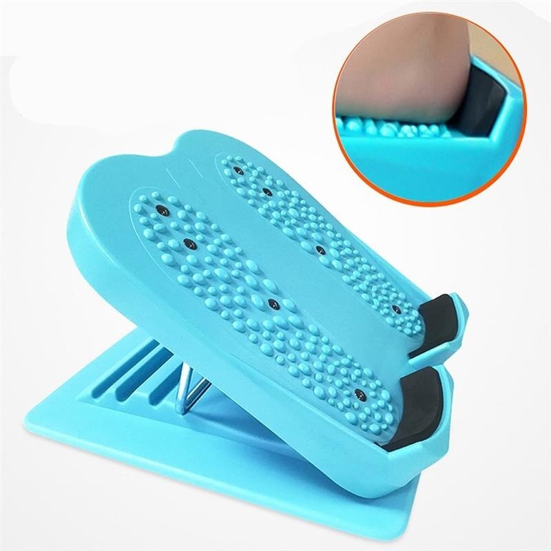 Tablero inclinado portátil para masaje de pies, tablero ajustable para estriberas, ensanchador de tobillo, 4 posiciones, tabla de cuña elástica para pies