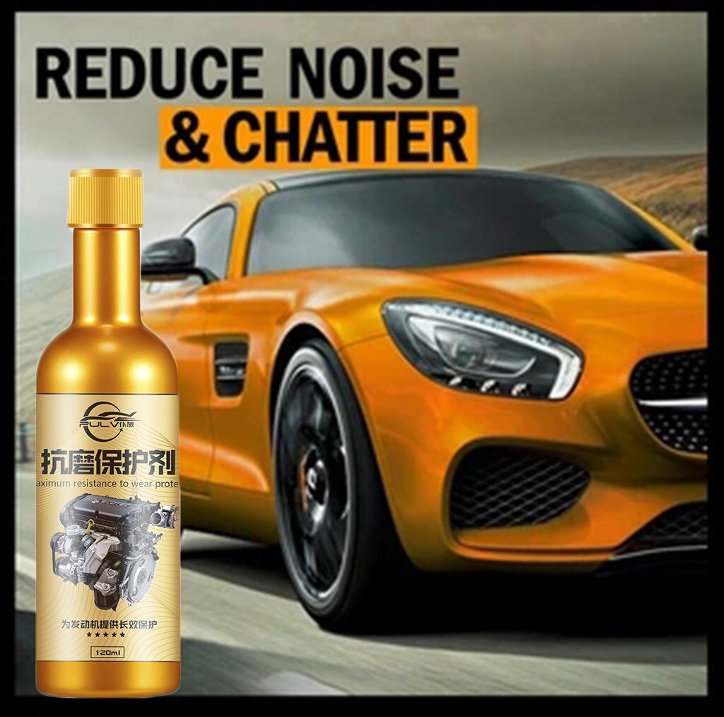 Modificador de fricción automotriz de 120mL, reduce el calor por fricción de la vibración y el ruido del motor para la caja de cambios del motor, diferencial hidráulico de potencia
