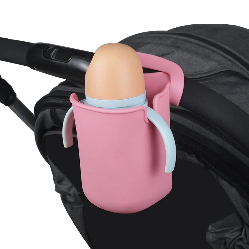 Multifunctionele siliconen bekerhouder voor kinderwagen, flessenhouder voor rolstoel, flessenopbergtas voor fiets