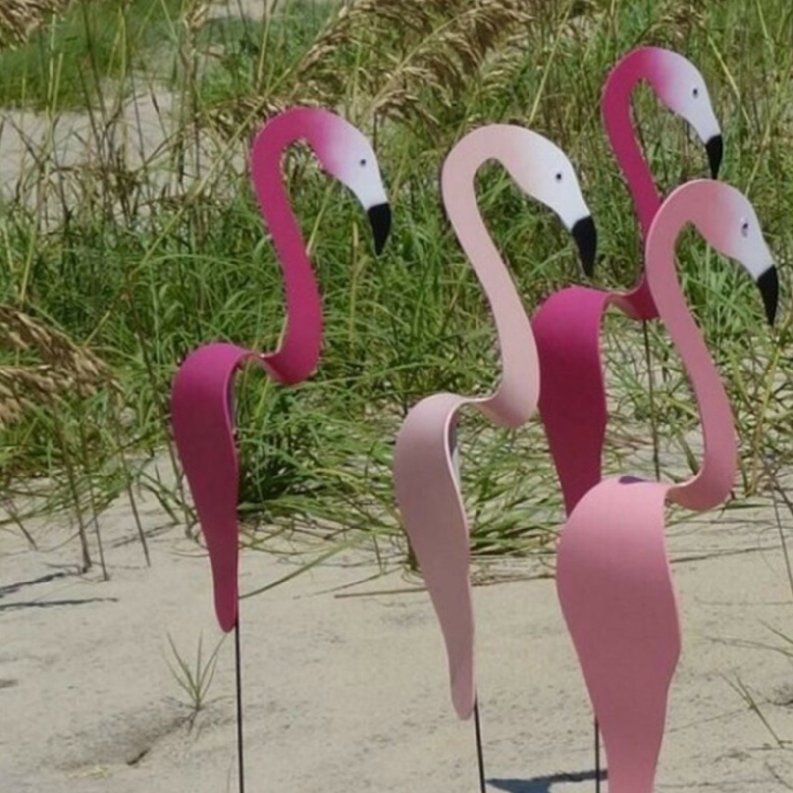 Whimsical Bird Pink Flamingo Home Garden Decoration Swirl Absolutely Gorgeous Unique Dynamic Rotating Bird