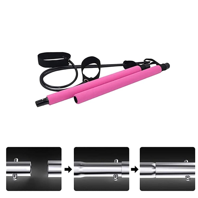 -jooga fitness stretch stick pilates bar kevyt vastusnauha jooga vetotanko pilates fitness baari kotikuntosali