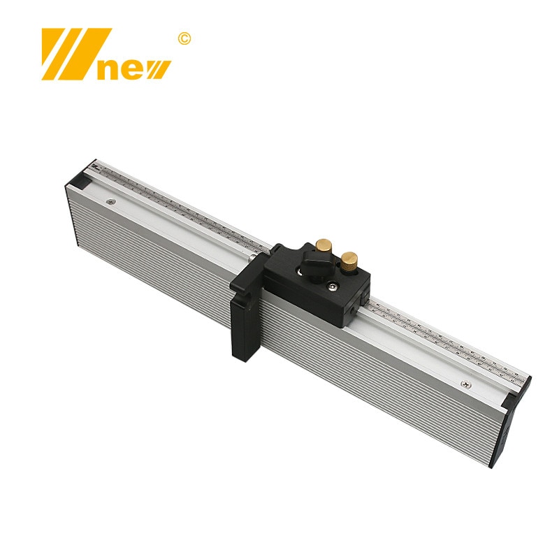 Miter Gauge Table Saw Router Angle Miter Gauge Guide Aluminium Fence Profile 450/600/800mm with Flip Stop for Woodworking Tools