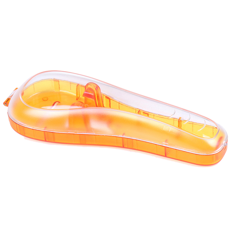 Heren Plastic Scheerapparaat Scheermes Hoesje Hand Houder Doos Reizen Opslag: Donker Kaki