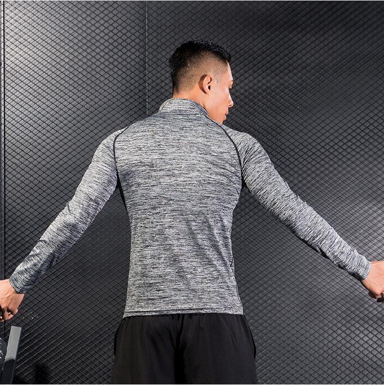 Sports Men Breathable T-shirt Long Sleeve Sport Tops Sportswear Fitness Outdoor Running Mountaineer Clothing Training Shirt