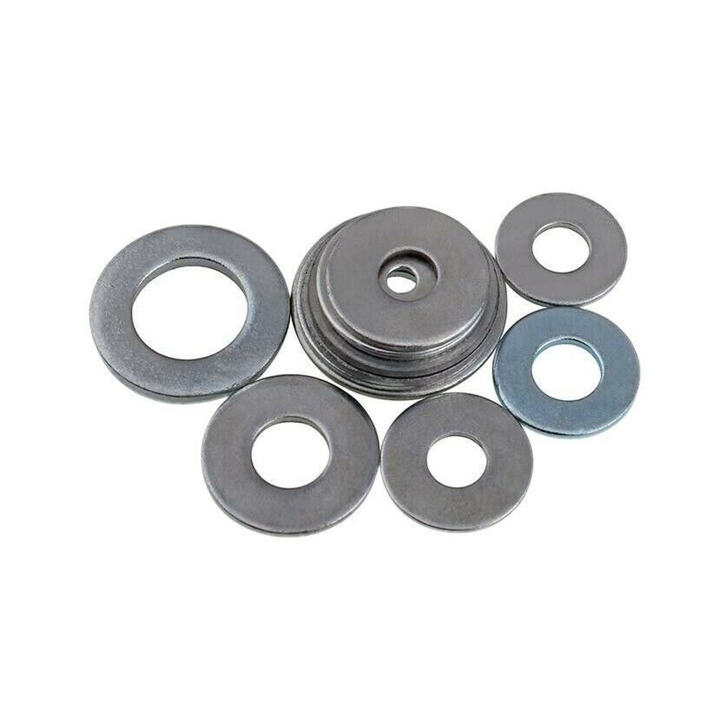 M2 m 2.5 m 2.6 m 3 wit verzinkte grote vlakke ring verdikt / ultradunne ring