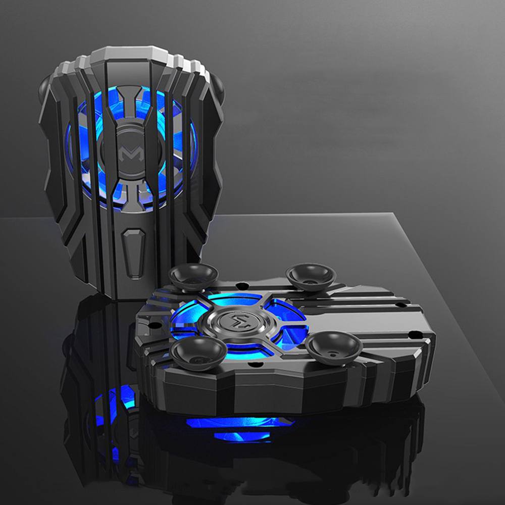 Shillin-Mini radiador para videojuegos con luz LED, ventilador de viento frío, mando para iPhone Plus, XS Pro, Huawei P30 Pro, Mate 30, Xiaomi
