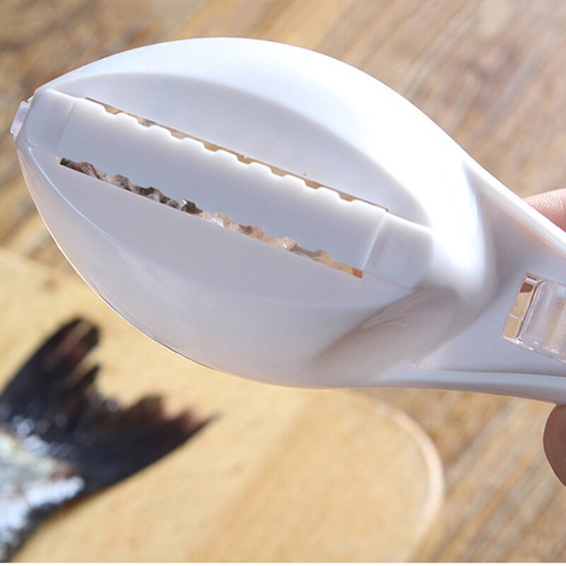 Outils de nettoyage de poisson, couteau détartreur de poisson dissolvant de peau outils de cuisine, balances de grattage en plastique, appareil nettoyeur de pêche Gadget de cuisine