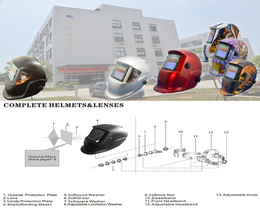 Mobiele Zonne-energie Lashelm met Lassen Handschoen Gratis Weld Elektrische Lassen Cap Masker Slijpen TRQ-HP01-2200DEG