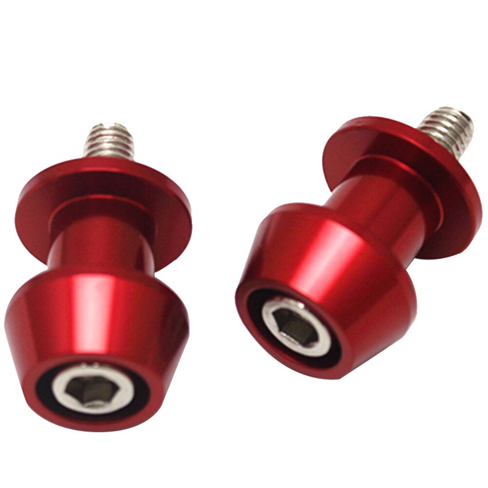 6Mm 8Mm 10 Mm Cnc Billet Achterbrug Spoelen Sliders Stand Schroeven Arm Klossen Auto Accessoires Motorfiets Spoelen Schroef: red 10mm