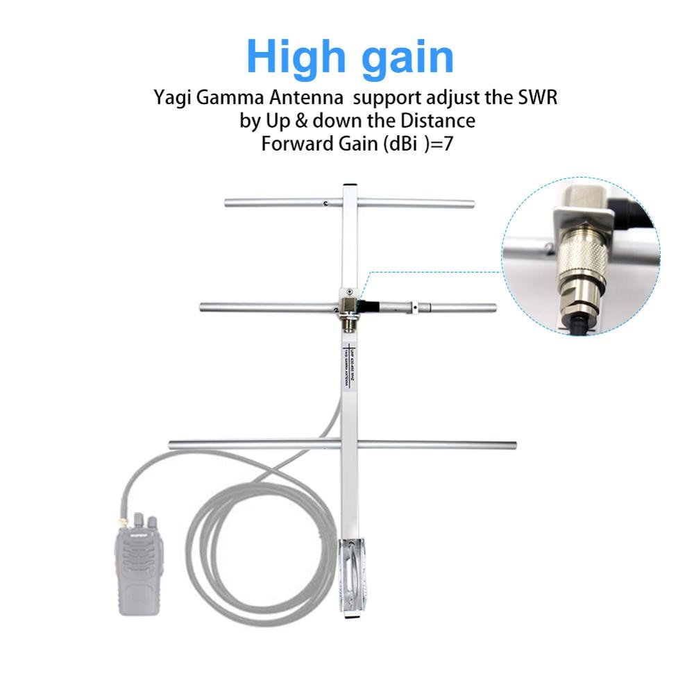 Yagi – antenne de télévision extérieure, alliage d&#39;aluminium UHF, connecteur femelle, Signal fort, HD1, 430-450MHz