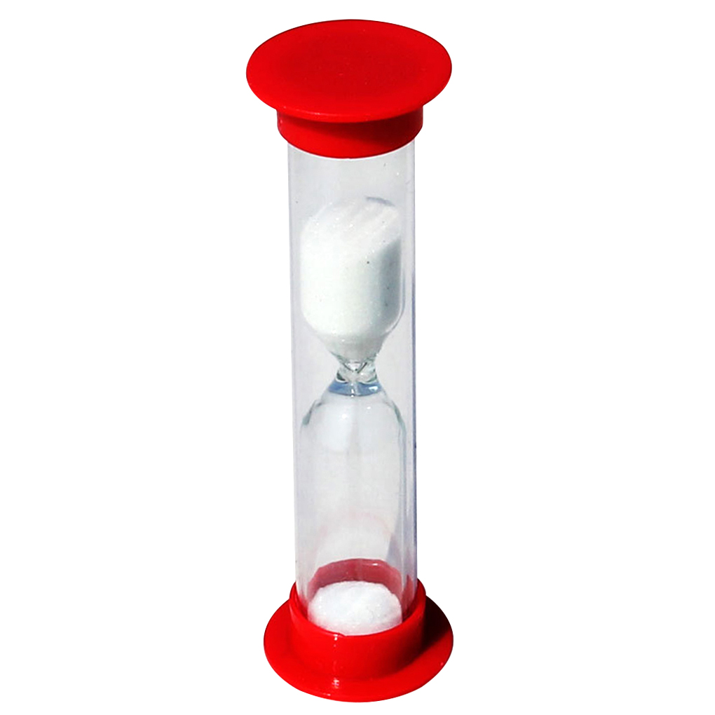 1Pc 2 minutes hourglass children Sand Timer brush Mini timer exquisite small: 6