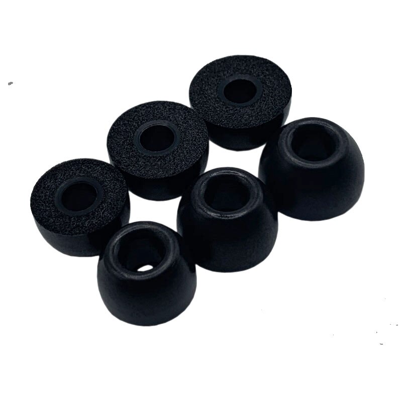 Oreillettes en mousse à mémoire de forme, 18 pièces/9 paires, 4.5mm, pour écouteurs sans fil Bluetooth TWS, manchon C antidérapant