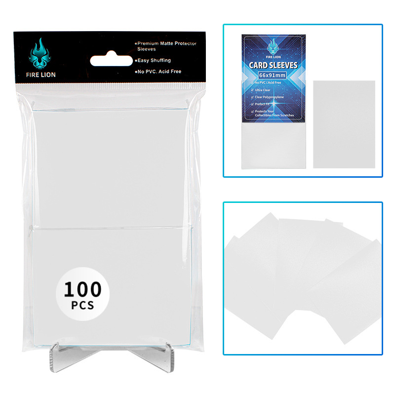 100 Pack 66x91mm Card Sleeves Perfect Fit Inner Sleeves Ideal for Double-Sleeving Trading Card Sleeve with MTG TCG Gaming Cards: plum