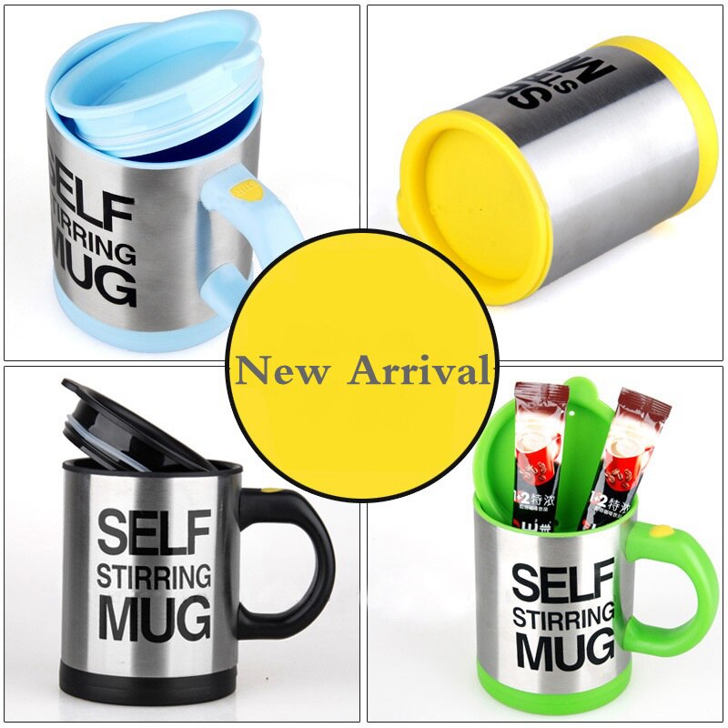 400ml Automatische Elektrische Becher Faul Selbst Rühren Becher Automatische Kaffee Milch Mischen Becher Tee Clever Edelstahl mischen tasse