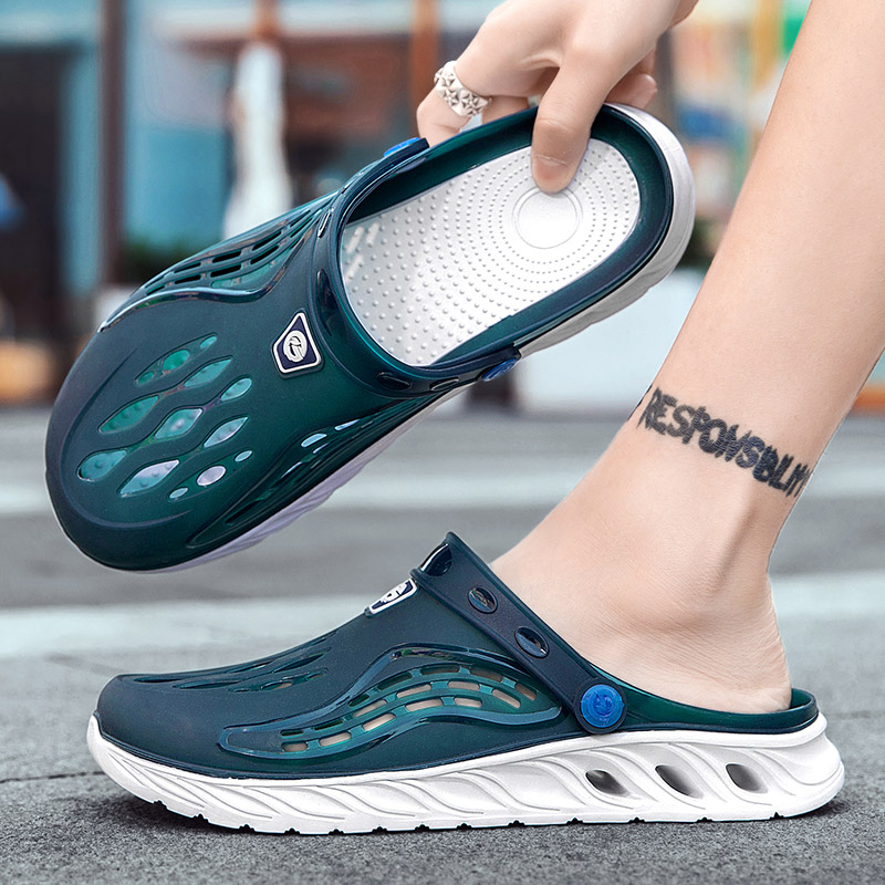 Zomer Strand Schoenen Outdoor Slippers Mannen Vrouwen Indoor Hoge Zachte Bodem Sandalen Trend Slides Licht Heren Tuin Klompen Mannelijke