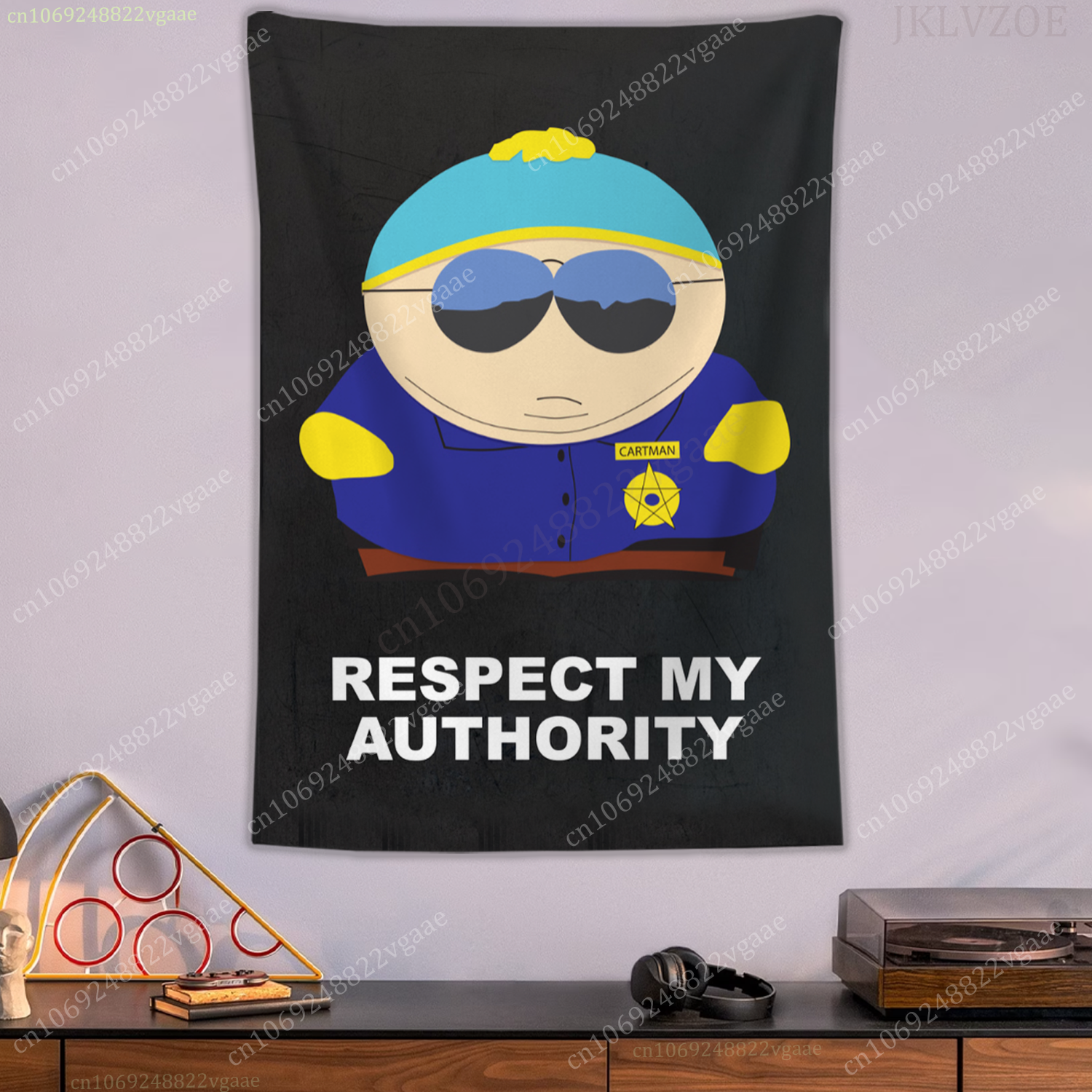 South Park Tapestry Poster Wall Tapestries Bedroom Decoration Aesthetic Tapices Flag Wallpaper 40x60 Funny Slogan