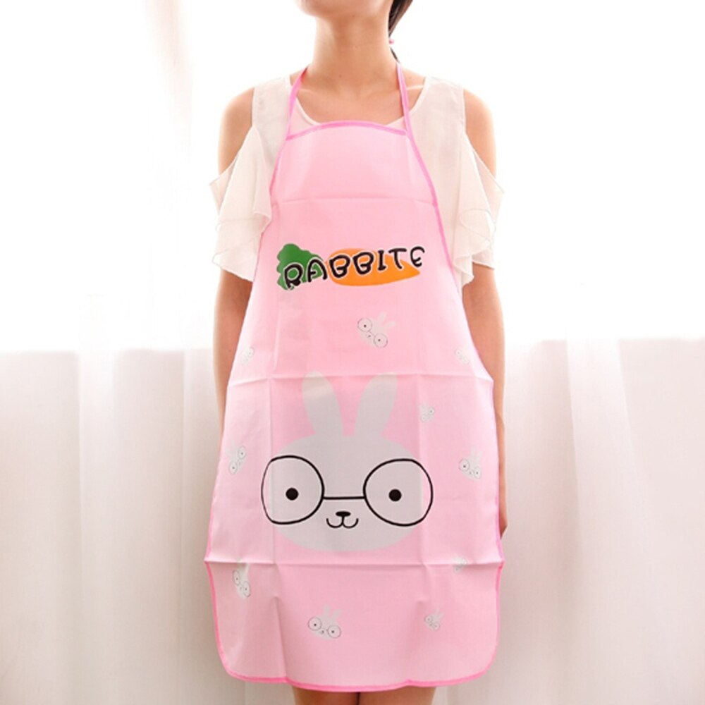 Tablier de cuisine imprimé pour enfants, bavoir pour barbecue pour femmes, cuisine, pâtisserie, Restaurant, outils de nettoyage à domicile: Rabbit