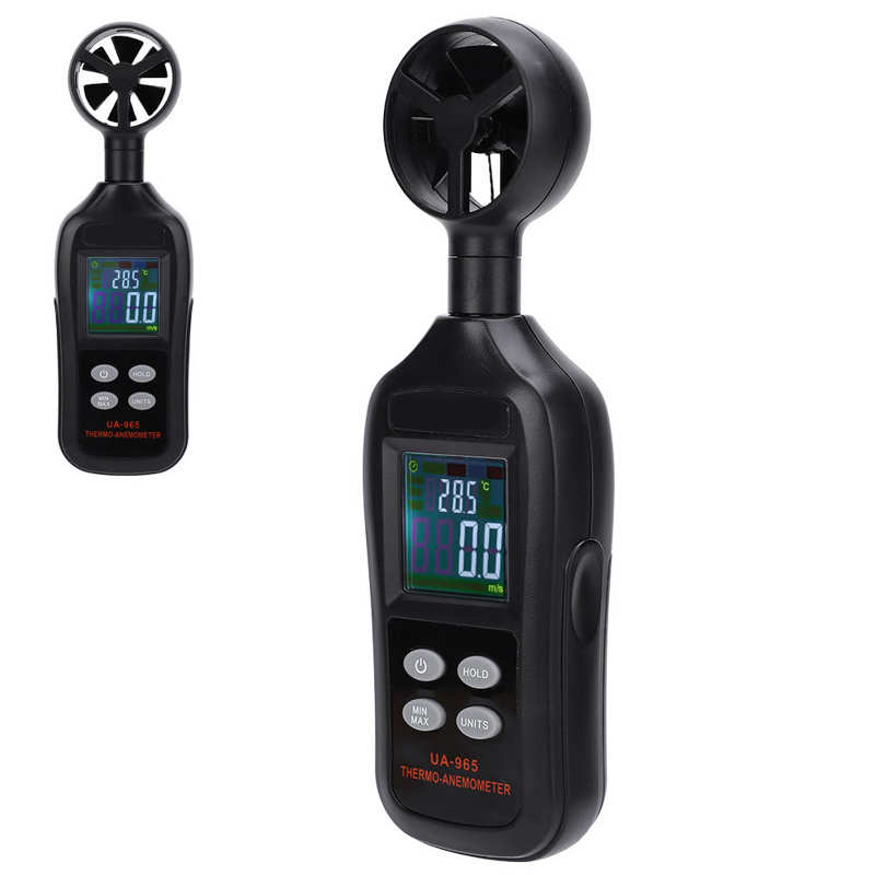 UA965 High Accuracy Mini Digital Anemometer Handheld Wind Speed Meter Measuring Tools Wind Speed Measurement