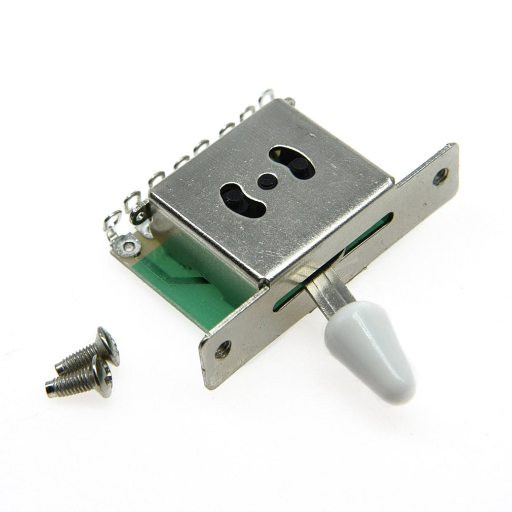 Elektrische Gitaar Rocker Switch Tip Plastic Gitaar Accessoires Muziekinstrumenten Mee Te Nemen: white  5 gears