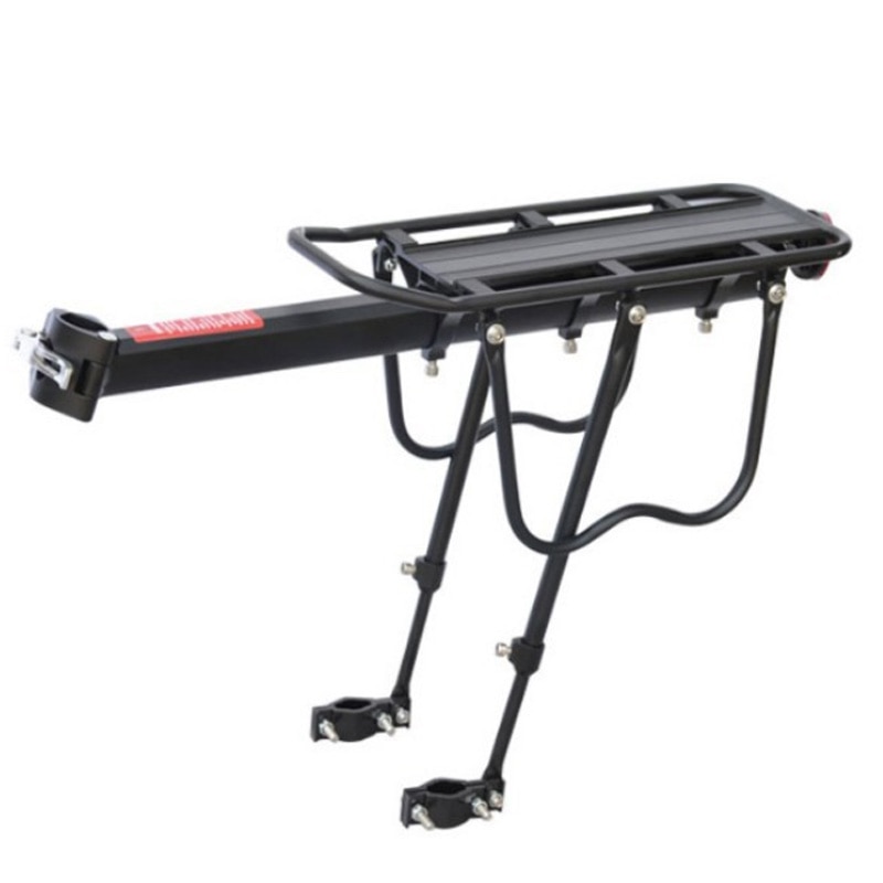 GRELiving Portapacchi Posteriore Per Bici – Regolabile, Capacità 25 Kg, Sgancio Rapido – Alluminio, Per Telai 24-71 Cm