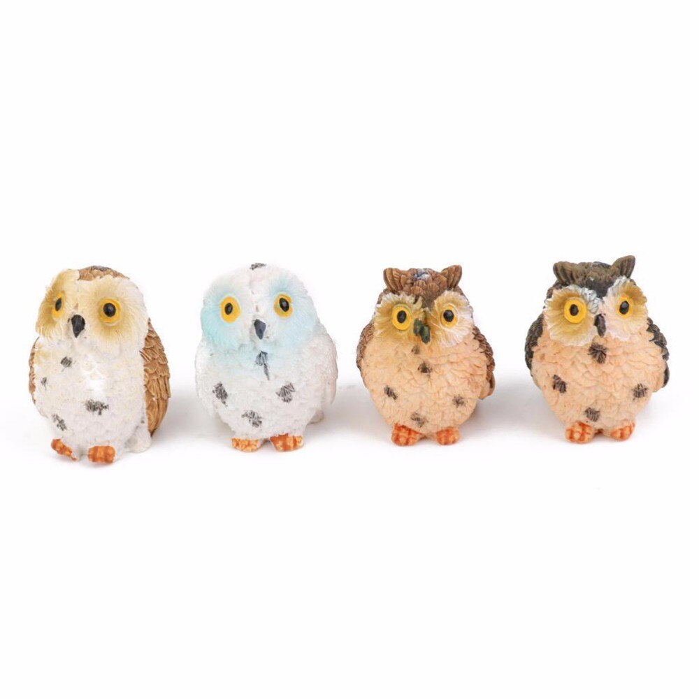 Lovely Resin Bird Rabbit Cute Micro Landscape Succulent Ornaments Decoration Garden Miniatures DIY Doll: C 1Pcs