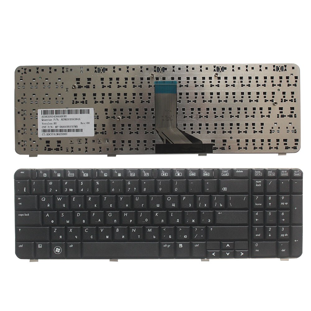 Ruso para HP Compaq Presario CQ61 G61 CQ61-100 CQ61-200 CQ61-300 RU laptop teclado NSK-HA60R 9j. N0y82.60r AE0P6700310