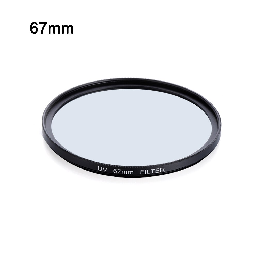 Camera UV Round Filter DSLR Clear Lens 49MM 52MM 55MM 58MM 62MM 67MM 72MM 77MM Camera Accessories: 67MM